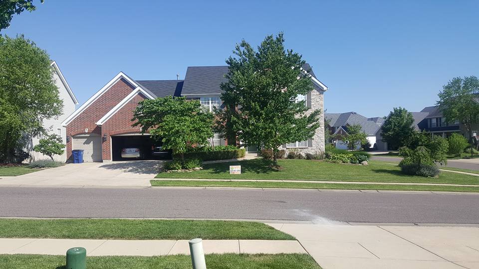 Two-Story Home Roof Install